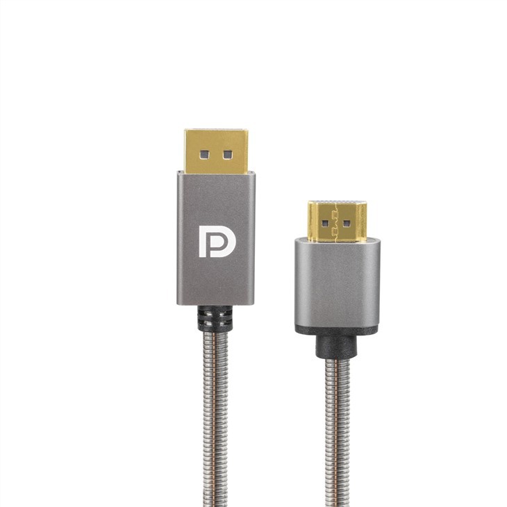 Nerđajući čelik DP1.2V muški na HDMI ženski 2.0V adapter
